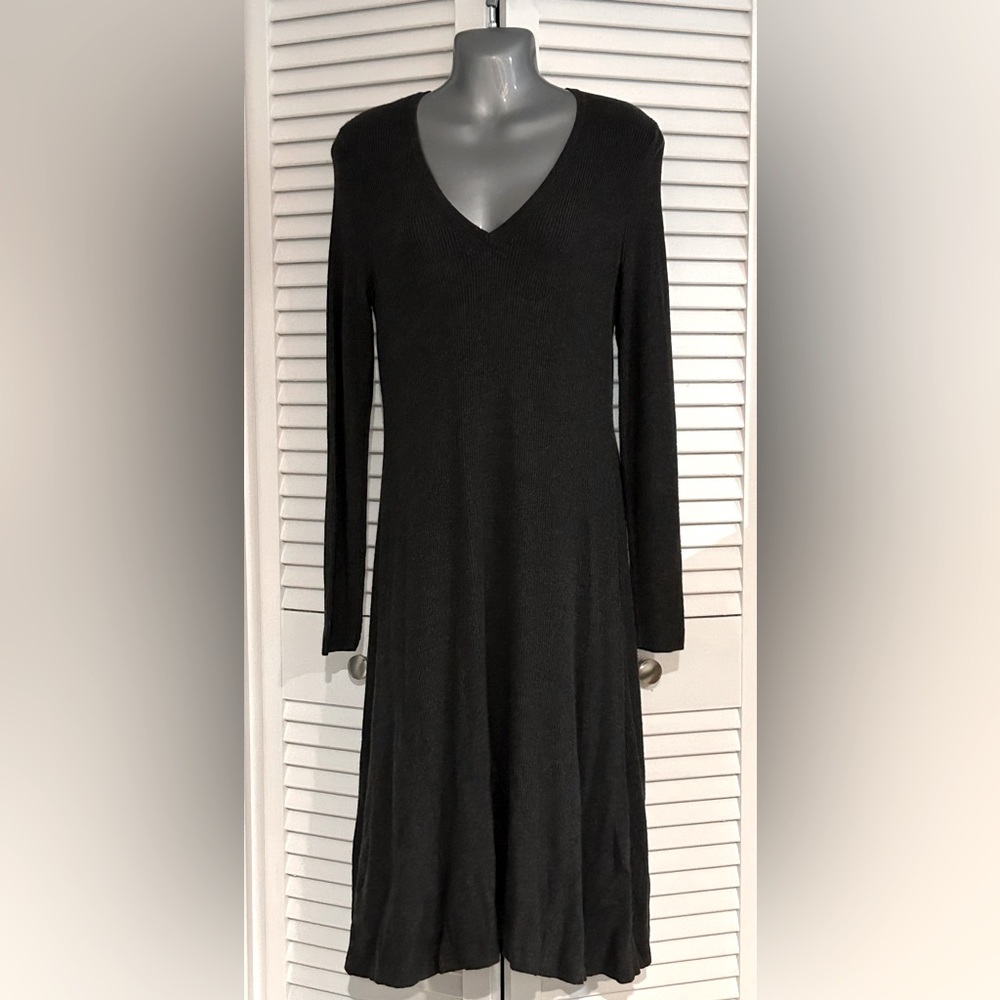 Banana Republic gray long sleeve sweater dress size small